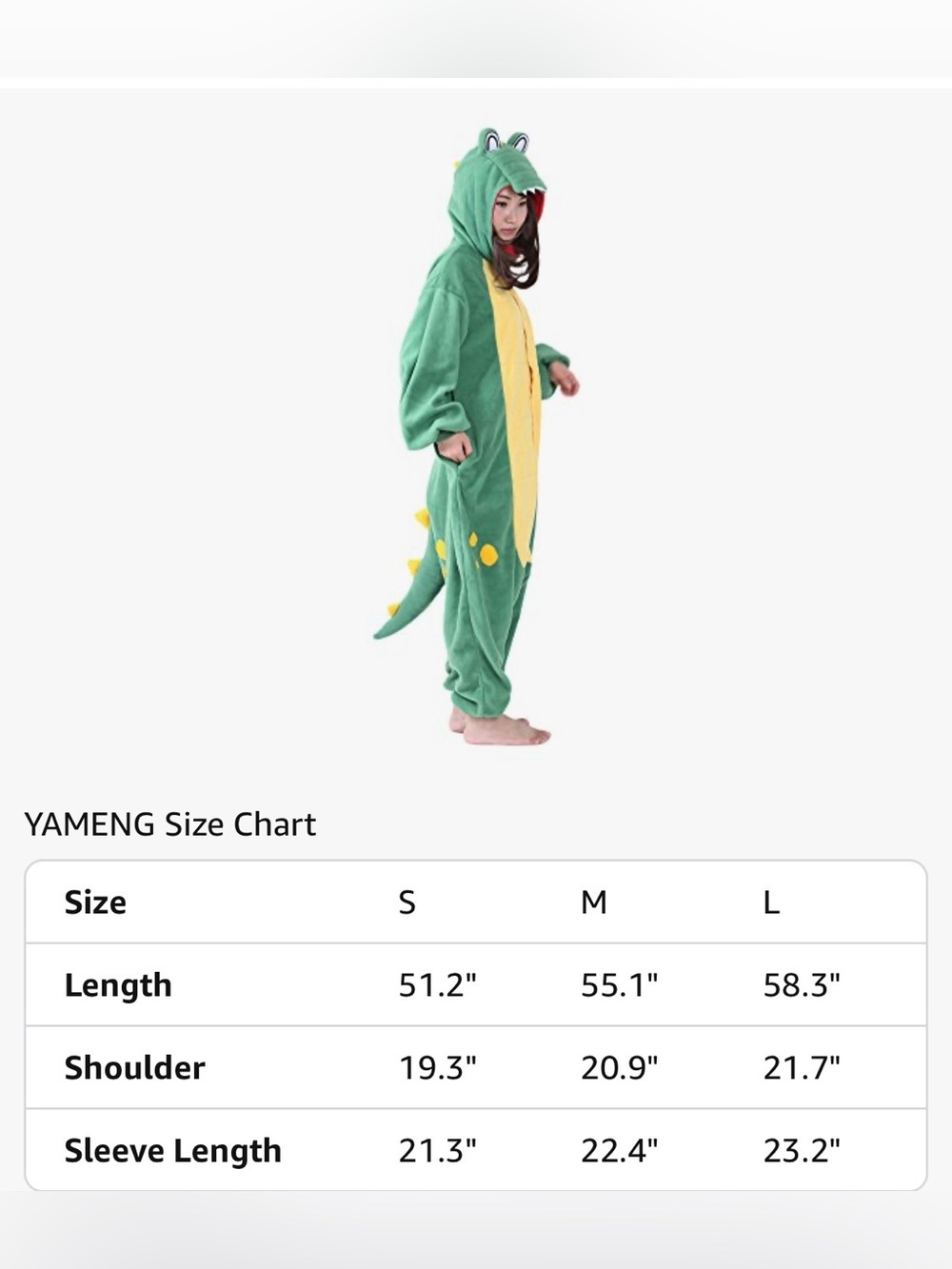 NWT - Adult Crocodile Onesie Halloween Costume - Size Small - Picture 4 of 4